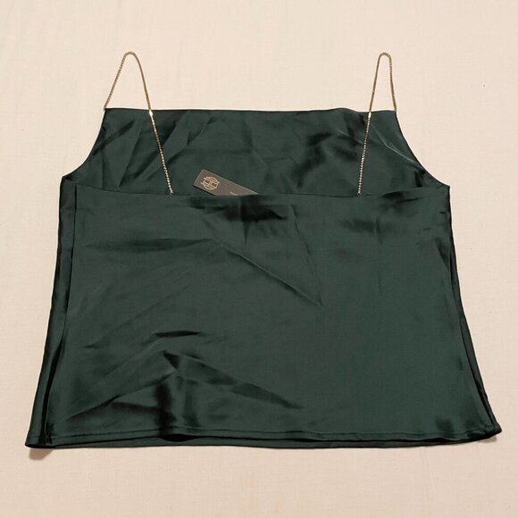 House of Harlow 1960 Top Jewel Strap Silky Tank Top Size Small - Picture 10 of 15